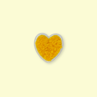 Chenille Heart & Star Patches