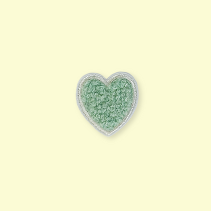 Chenille Heart & Star Patches