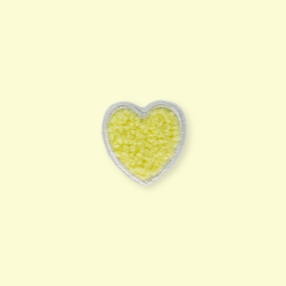 Chenille Heart & Star Patches
