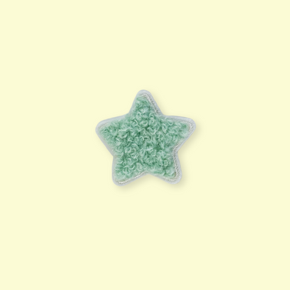 Chenille Heart & Star Patches