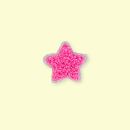 Chenille Heart & Star Patches