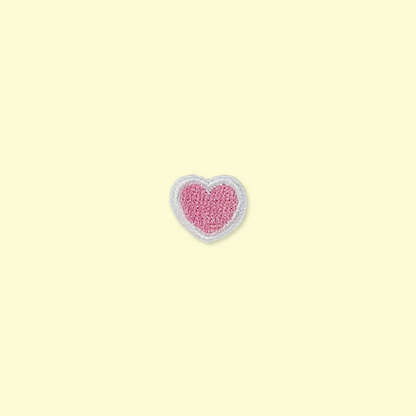 Dainty Heart, Star & Ribbon Patches