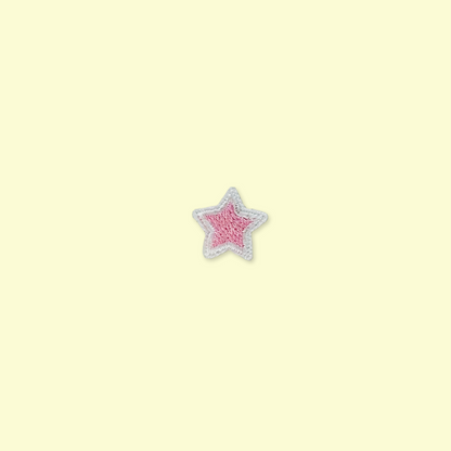 Dainty Heart, Star & Ribbon Patches